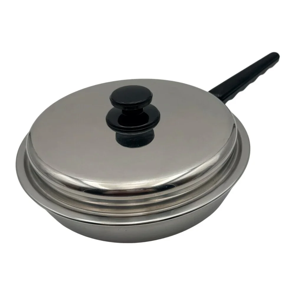 VTG Liquid Core Waterless Cookware Skillet & Lid 8.5